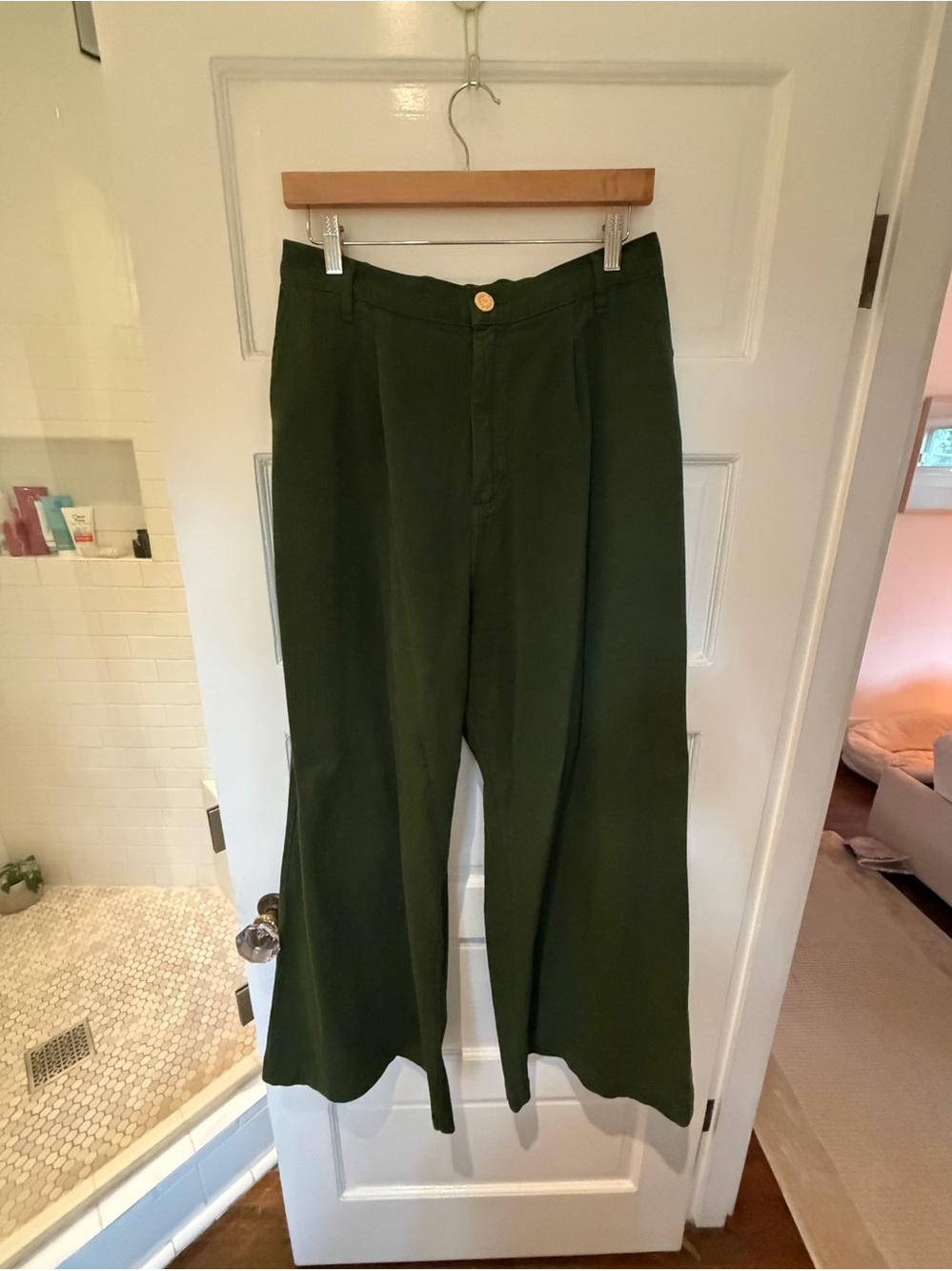 Big Bud Press Heritage Wide Leg Trouser Evegreen [M]